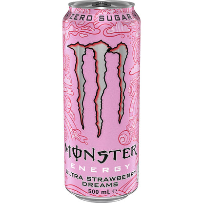 Monster Energy Ultra Strawberry Dreams Drink 500mL
