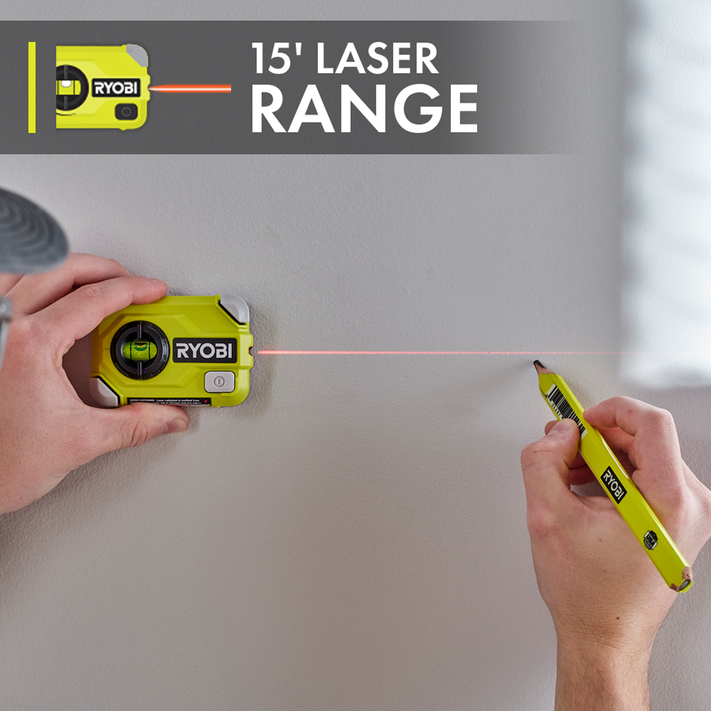 Ryobi Pocket Laser Level - 4m
