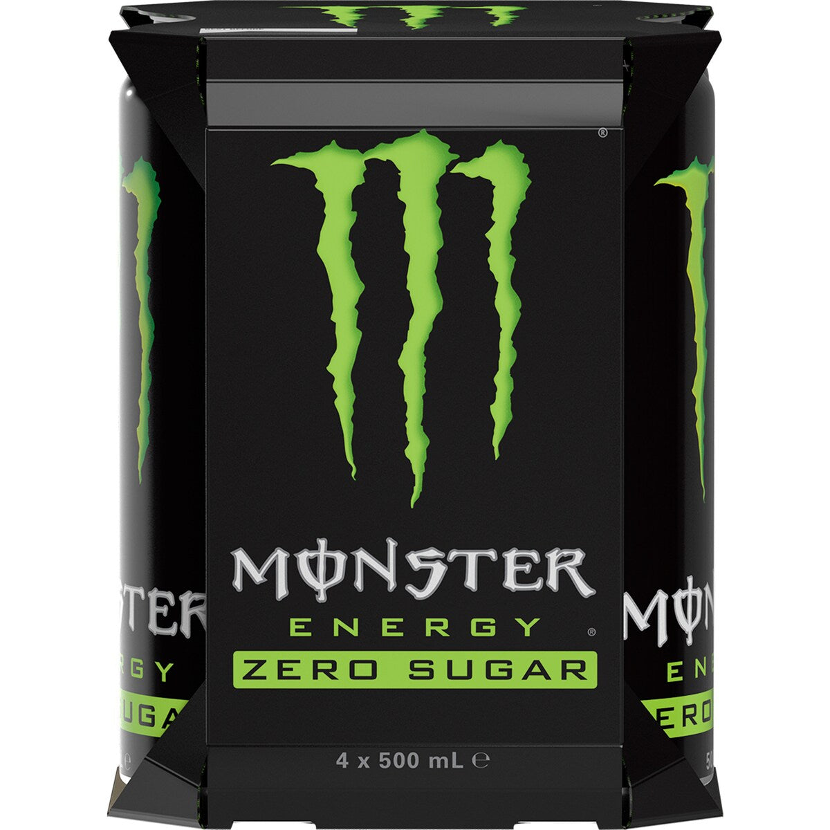 Monster Energy Zero Sugar Cans 500mL x 4 pack