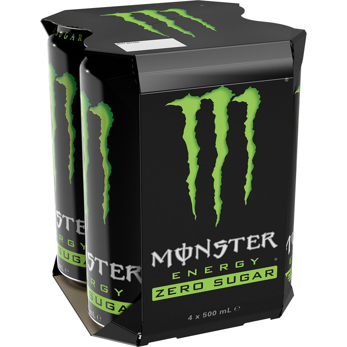Monster Energy Zero Sugar Cans 500mL x 4 pack