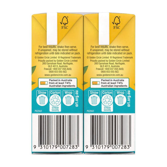 Golden Cire Tetra Drink Sunshine Punch 250ml - 6 Pack