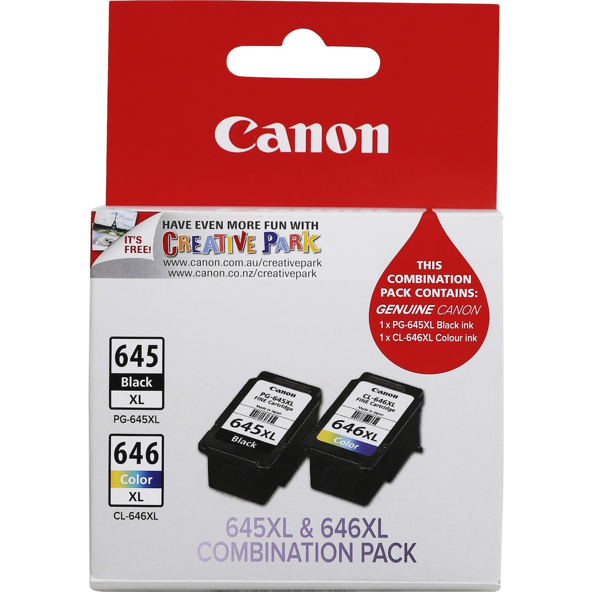 Canon Pg645xl + Cl646xl Value Pack Each