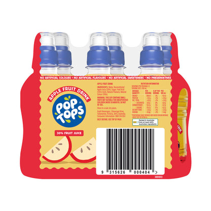 Pop Tops Apple Drink - 6 Pack