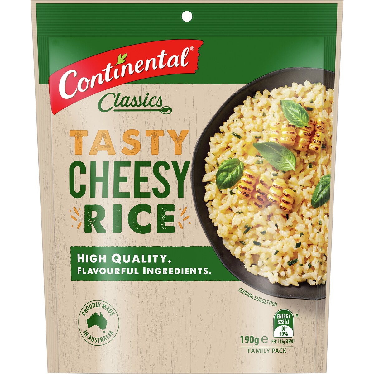 Continental Classics Cheesy Rice Family Pack Serves 4 190g