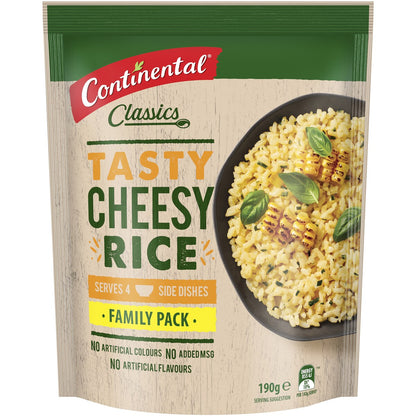 Continental Classics Cheesy Rice Family Pack Serves 4 190g