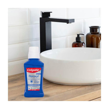 Colgate Peroxyl Oral eanser Mouthwash - 236mL