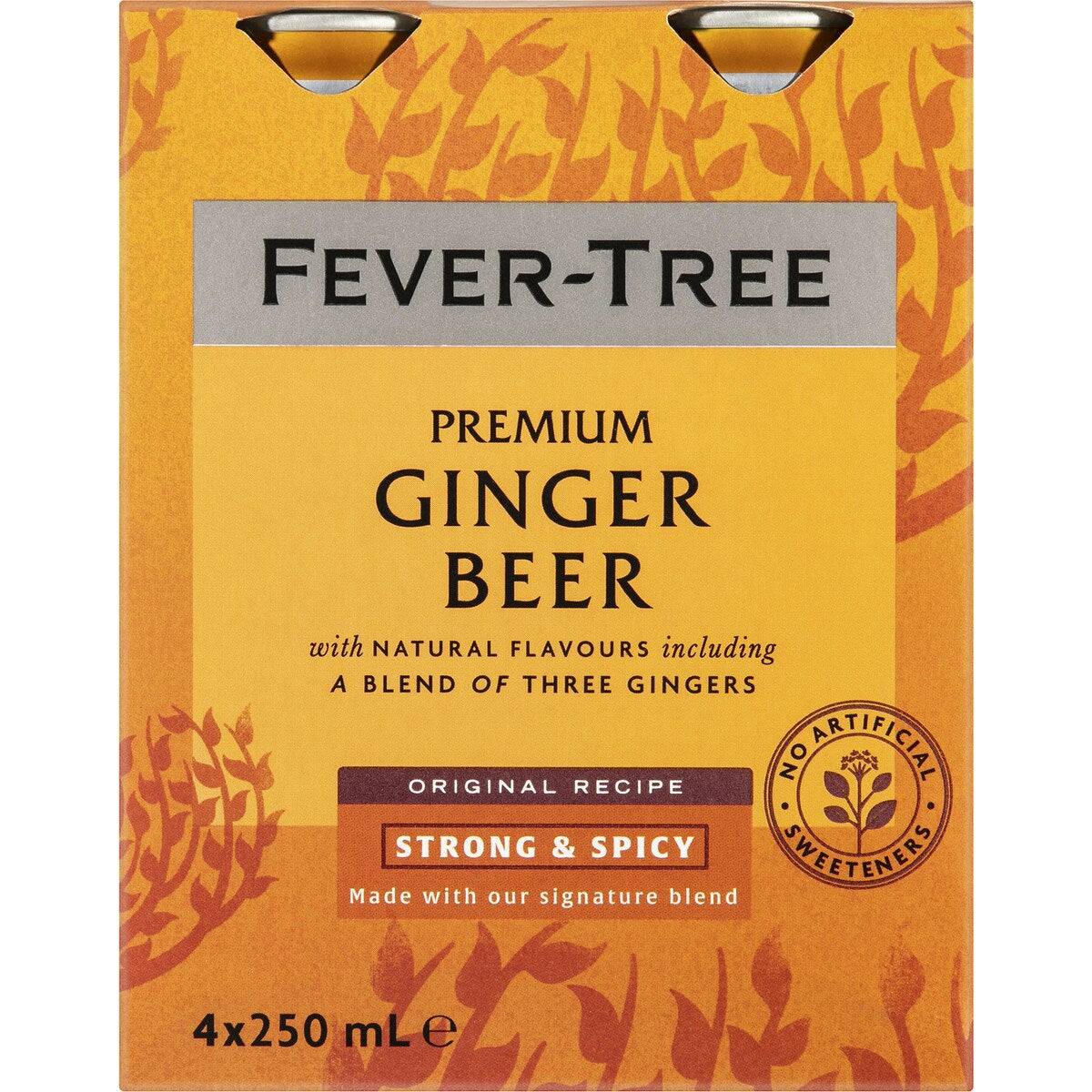 Fever-Tree Premium Ginger Beer 250mL x 4 pack