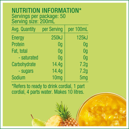Golden Circle Cordials Golden Pash Cordial 2l