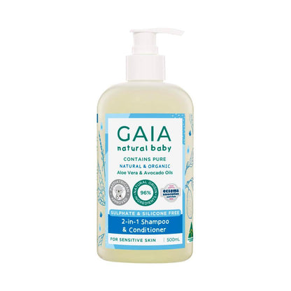 Gaia 2 In1 Shampoo & Conditioner - 500mL