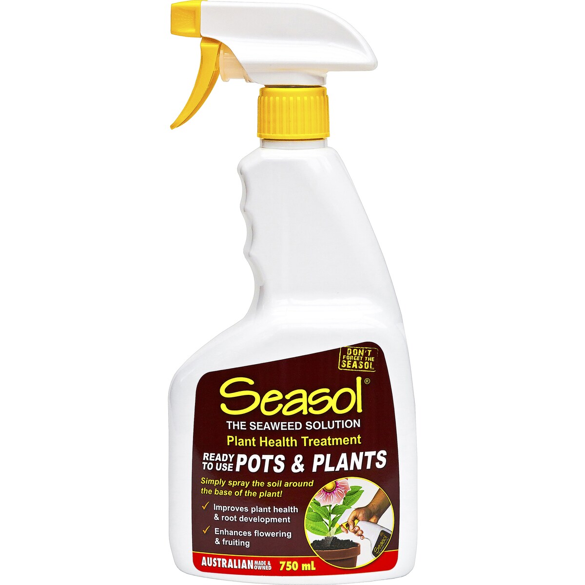 Seasol Seaweed Health Treatment For Pots & Plants Ready To Use - 750ml