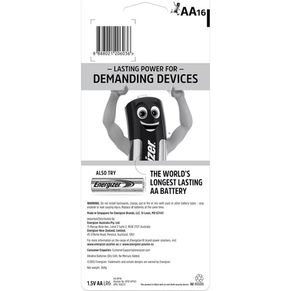 Energizer Max Plus High Performance Aa Alkaline Batteries 16 Pack