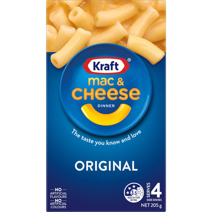 Kraft Mac & Cheese Macaroni Pasta Original Noodles 205g