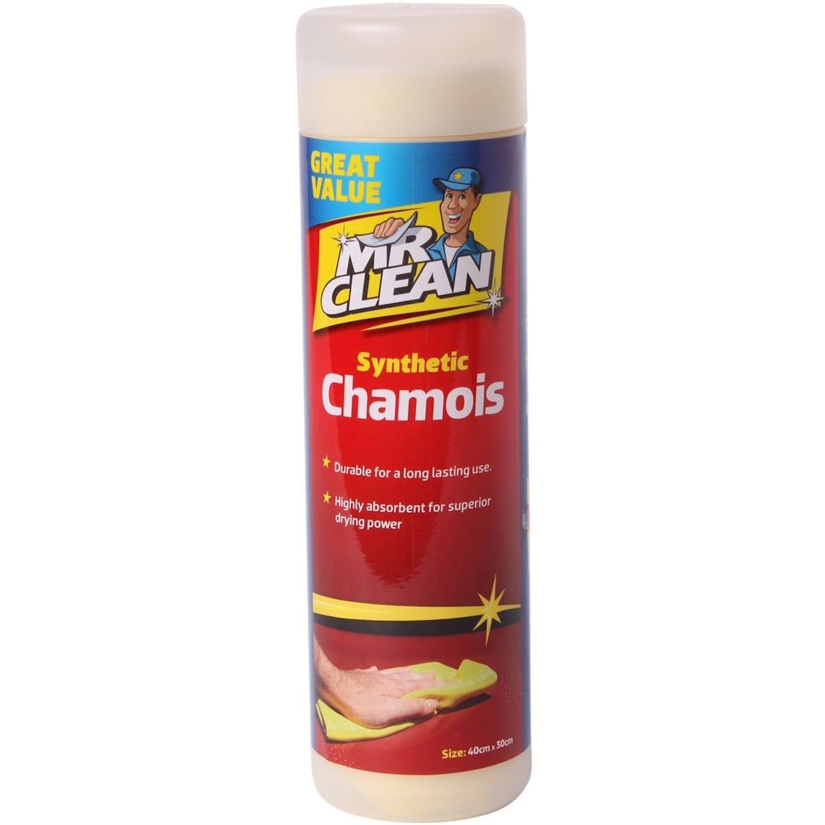 Mr. Clean Synthetic Chamois  Each