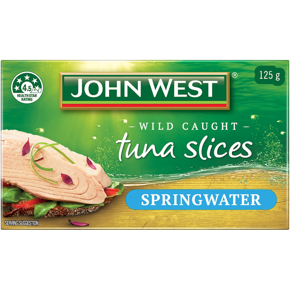 John West Yellowfin Tuna Slices In Springwater 125g