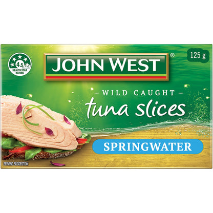 John West Yellowfin Tuna Slices In Springwater 125g