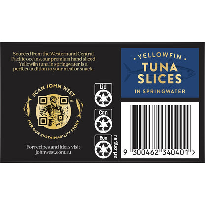John West Wild Caught Yellowfin Tuna Slices In Springwater 125g