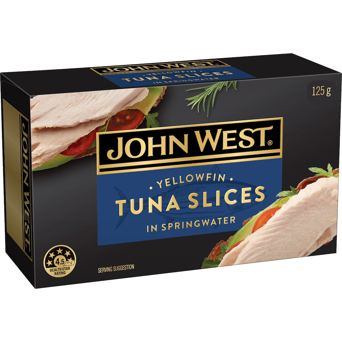 John West Yellowfin Tuna Slices In Springwater 125g
