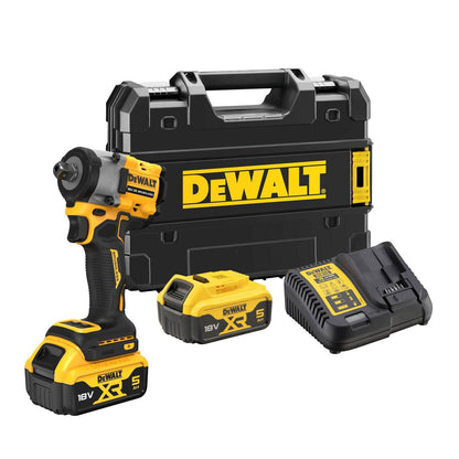 Dewalt Impact Wrench Kit - 18V - 2 x 5.0Ah - 125mm