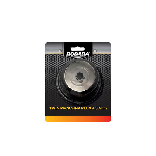 Rodara Sink Plugs 50mm - 2 pack