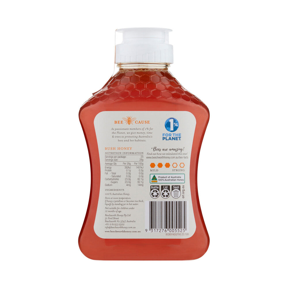 Beechworth Bee Cause 100% Australian Bush Honey Squeeze - 700g