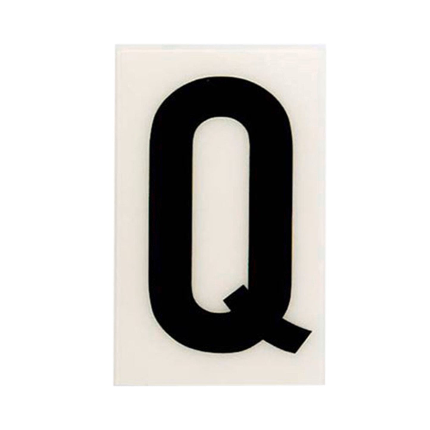Sandleford Self Adhesive House Letter Q - 60mm - White