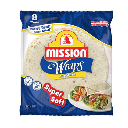 Mission Original Wraps 8 Pack - 567g