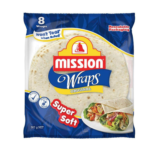 Mission Original Wraps 8 Pack - 567g
