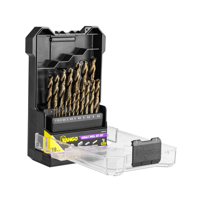 Kango Cobalt Drill Bit Set - 19 Piece - 1-10mm