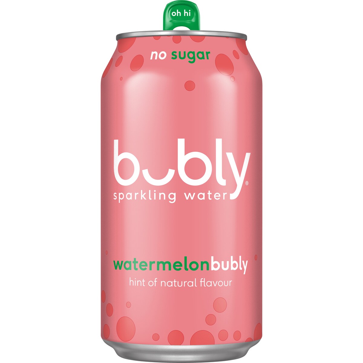 Bubly Watermelon Sparkling Water No Sugar Multipack Cans 375ml X 8 Pack