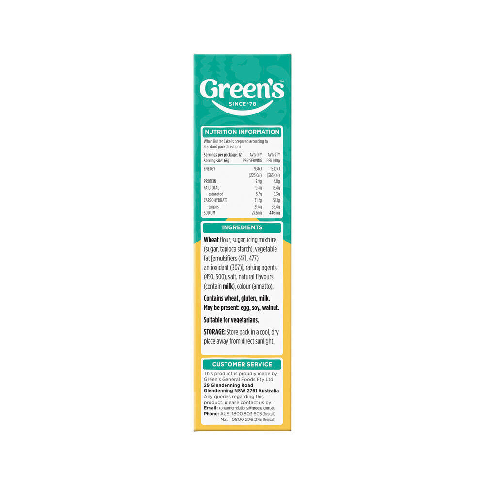 Green's Golden Butter Cake Mix - 440g