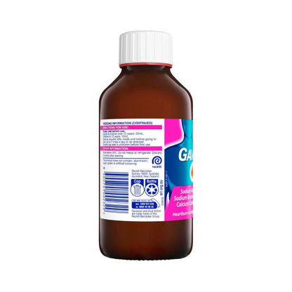 Gaviscon Dual Action Liquid Peppermint Heartburn and Indigestion Relief - 300mL