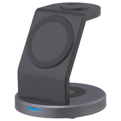 Antsig 15W 3 in 1 Magnetic Wireless Charging Stand - 98 x 108 x 98mm
