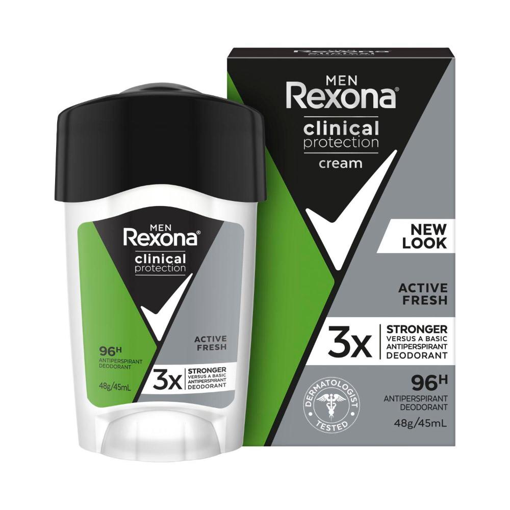 Rexona Men inical Protection Antiperspirant Deodorant Active Fresh - 45mL