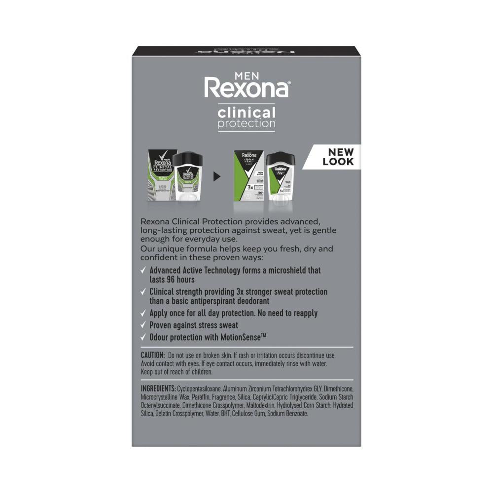 Rexona Men Deodorant 96hr inical Cream Active Fresh - 45mL