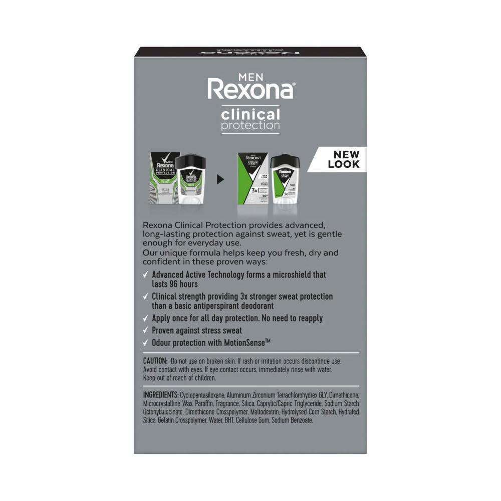 Rexona Men inical Protection Antiperspirant Deodorant Active Fresh - 45mL