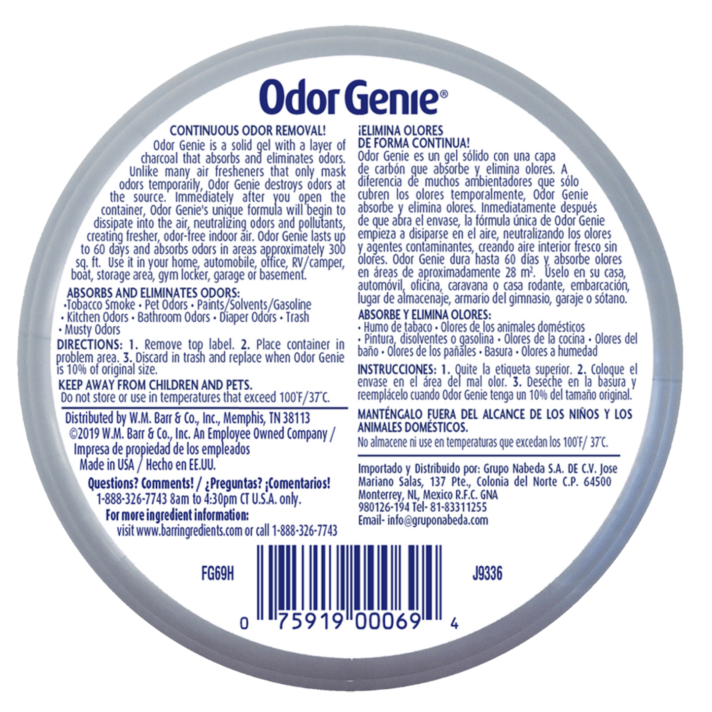 Damprid Wild Berry Odor Genie - 226g