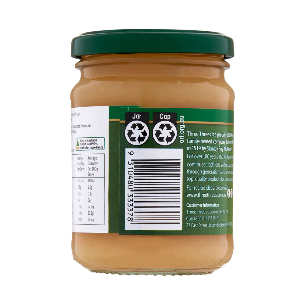 Three Threes Apple Sauce - 250g