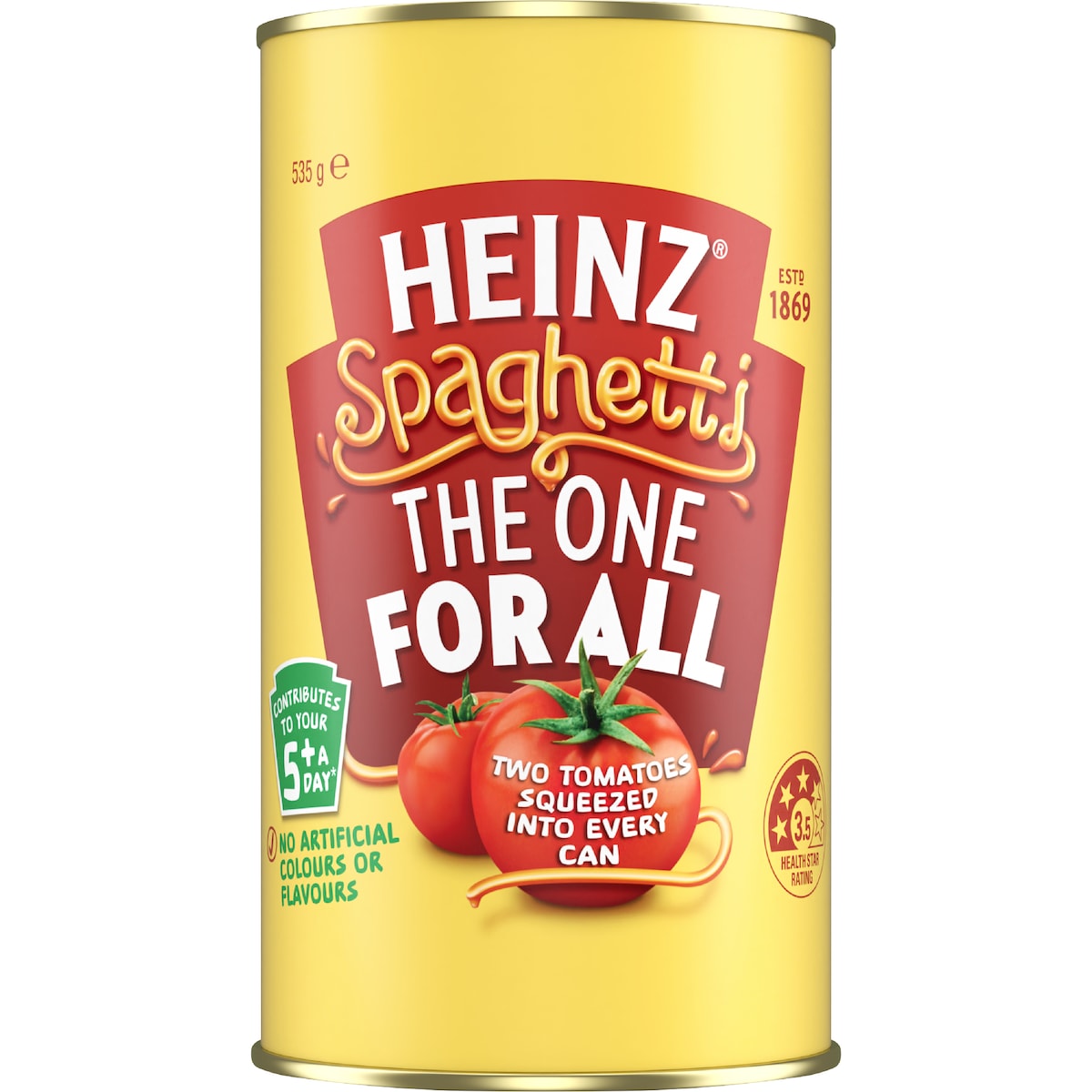 Heinz Canned Spaghetti Pasta The One For All Cheese 535g