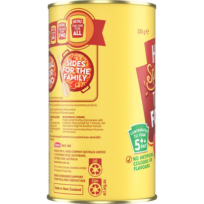 Heinz Spaghetti The One For All Pasta Tin Spaghetti Cheese 535g