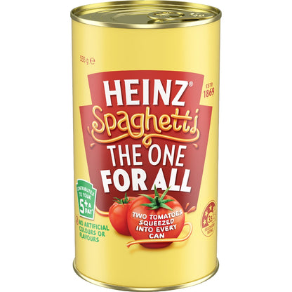 Heinz Canned Spaghetti Pasta The One For All Cheese 535g