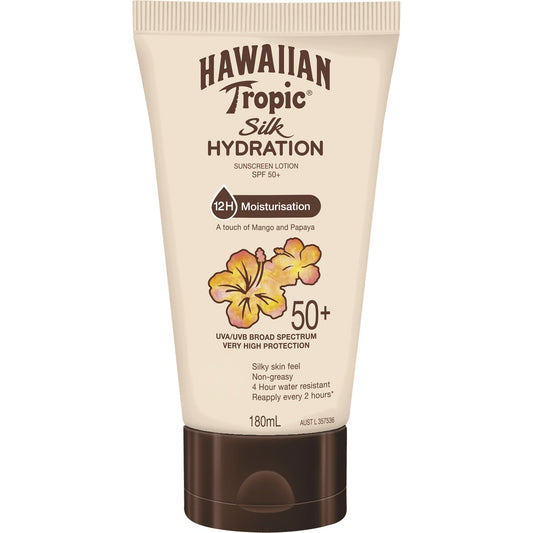 Hawaiian Tropic Tropic Silk Hydration Sunscreen Lotion Spf 50 180ml