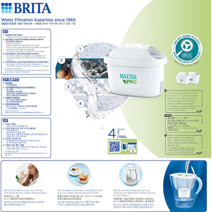 Brita Water Filter Jug Starter Pack Marella Xl 3.5l With 2 Filters Each