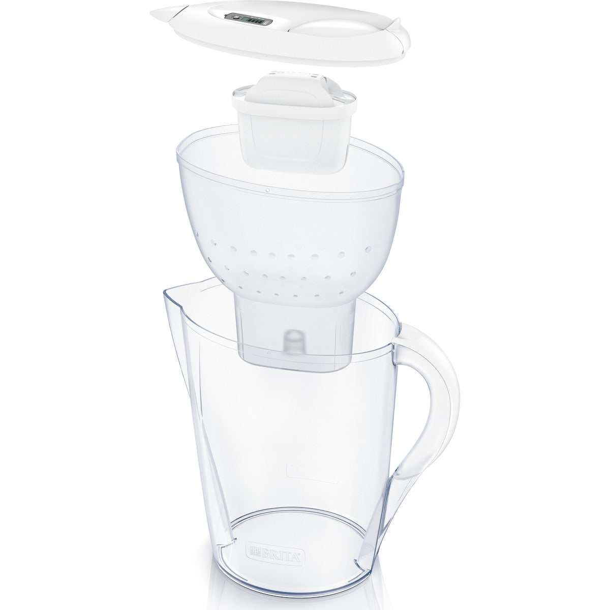 Brita Water Filter Jug Starter Pack Marella Xl 3.5l With 2 Filters Each
