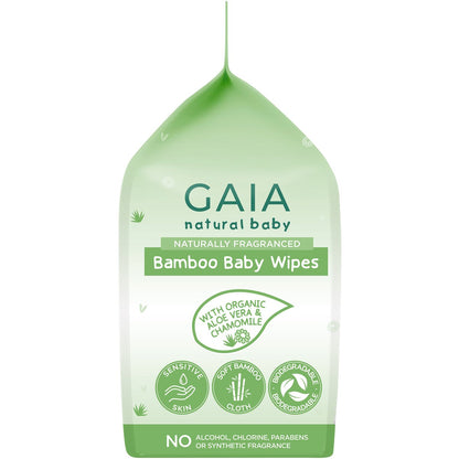 Gaia Baby Wipes 240 Pack