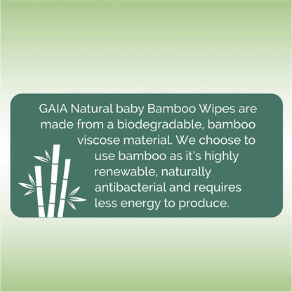 Gaia Baby Wipes 240 Pack