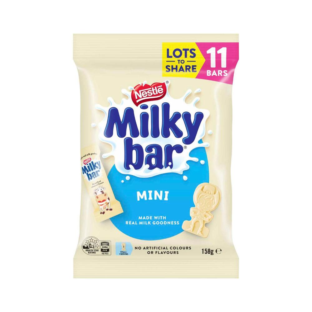 Milkybar Mini White Chocolate Share Pack 11 Pieces - 158g