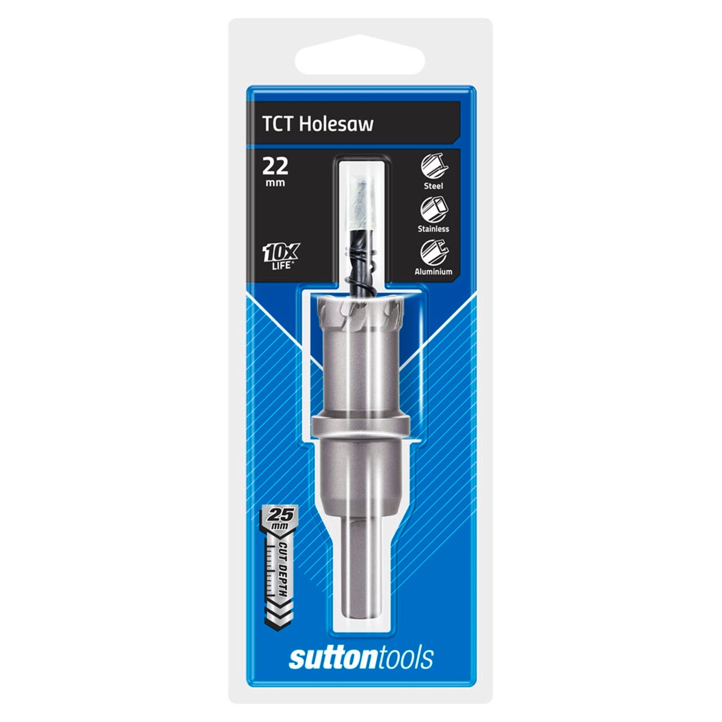 Sutton Tools TCT Holesaw - 22mm