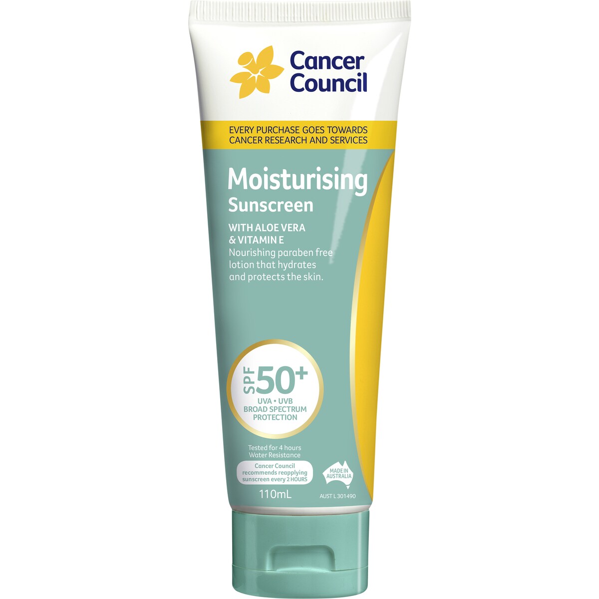 Cancer Council Moisture Sunscreen Spf 50+ 110ml
