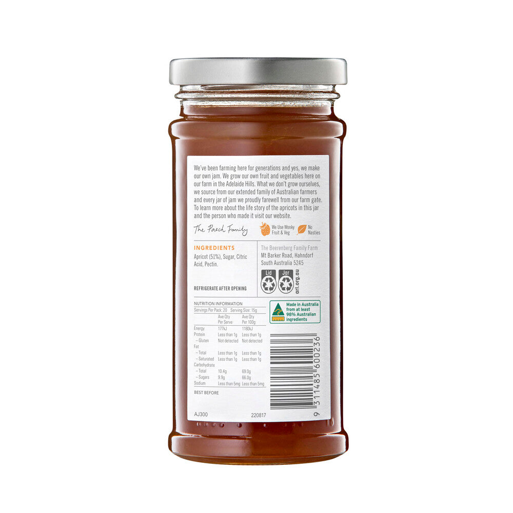 Beerenberg Australian Apricot Jam - 300g