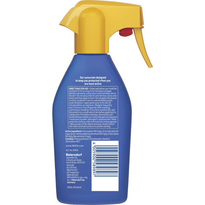 Nivea Sun Ultra Sport Cooling Sunscreen Trigger Spray Spf50+ 300ml